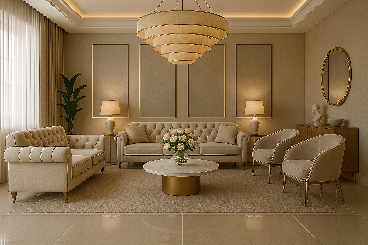 Japandi style living room by Heima.
